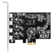 Pci-E to Type-C USB3.1 Expansion Card 4 Port 5Gbps Type C Adapter Card