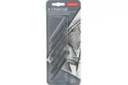 Derwent Compressed Charcoal Blocks Pack 6 Light Medium Dark Sticks