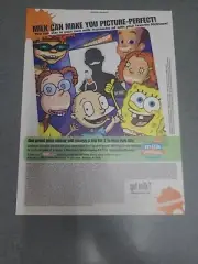 Nickelodeon Milk Mustache Sweepstakes Print Ad 2003 8x11 Great To Frame