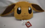 Pokemon Eevee Plush Face Pillow 31" x 11" Brown Pokemon Character Pillow