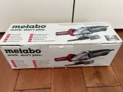 Metabo WE 14-125 Inox Plus 5” Angle Grinder 12.2 Amp corded Made in Germany