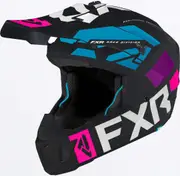 FXR Clutch Evo LE Snowmobile Helmet, black-multicolored, Size 2XL for Men Black Multicolored