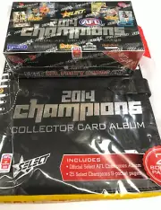 2014 Select AFL Champions Trading Card Factory Box (36 packs) + Official Album