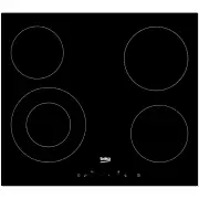 Beko 60cm Vitroceramic 4 Zone Cooktop. HIC644021