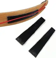 TOPARCHERY 2 Pair Archery Bow String Silencers Pads Reduce Limbs String Noise Vibration Universal Black