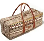 Yoga Mat Travel Bag Fitness Bag, Travel Bag, Extra Large Yoga Kit - Linen Bag with Bag, Zipper for Carrying Mat, Towel, Gym Exercise Wear