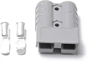 50A Power Pole Connector 600V Springs for Forklift Winch Car Motorcycle Boat Quick Disconnect Grey
