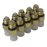 10Pcs M8 for -Ben W164 W212 Air Suspension Line Hose Connector Fitting 1643204613 1643204413 164320 Copper White