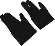 Milisten 10pcs Three Finger Billiard Gloves Breathable Pool Stick Gloves for Men Women Ergonomic Design for Enhanced Cue Control and Comfort Snooker Games