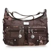 Nylon Light Casual Print Shopping Shoulder Bags For Women