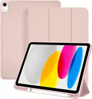 MCC iPad 10.2" 2019 7th Gen Case Cover Soft Back Pencil Slot Holder Apple [Pink]