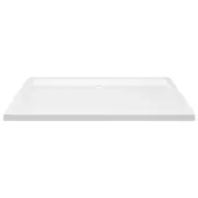 Rectangular Shower Tray Low Threshold Base 70x120cm Fibreglass Reinforced ABS
