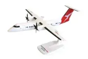 PPC Air Qantas Link Bombardier Dash 8-300 VH-TQZ Desk 1/100 Model AV Airplane