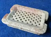 Marble Soap Stone Dish Holder Bathroom Accessories Handmade Art