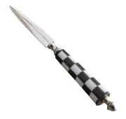 Envelope Letter Cutter with Checkered Flag Design on Handle, 9 1/2 In, 2 Pack