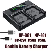USB Battery Charger For NP-BG1 FG1 Cyber-shot DSC-H90 HX5 HX5V HX7 HX7V HX9