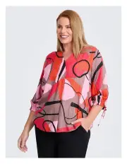 [Taking Shape] Natural Romano Top Print