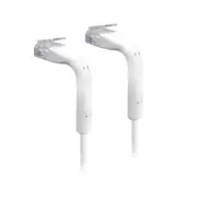 Ubiquiti UniFi Patch Cable Single Unit, 1m, White, End Bendable to 90 Degree, RJ45 Ethernet Cable, Cat6, Ultra-Thin 3mm Diameter, 2Yr Warr