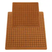 2 Pcs Strategy Game Double-sided Go Board Child Travel Chess Boards Foldable