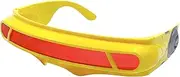 Futuristic Space Alien Costume Sunglasses Cyclops Shield Party Mirror Mono Lens