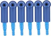 Zerodeko 6Pcs Brake Bleeder Hose Connector Brake Fluid Replacement Tool for Effortless Fluid Change Compact and Lightweight Brake Tool for Quick Extraction and Maintenance