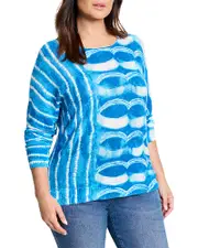 Nic+Zoe Plus Shifting Tides Sweater