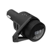 Dual Port Bluetooth FM Transmitter Car Adapter Wireless Music Streaming