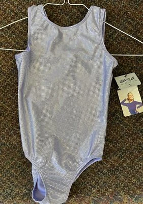 DANSKIN IN MOTION PRINTED LEOTARD SPARKLE ✨ 6X-7 NWT