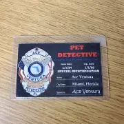 Ace Ventura Pet Detective ID Badge- cosplay costume Prop