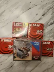 BASF 2HD 39 Dos Formatted Floppy Diskettes Disk 3.5" High Density Sealed New