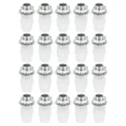 Lighting Cord Grips,Carbon Steel Light Cable Glands w Threaded pipe,20Pcs,Clear