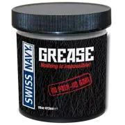 Swiss Navy Grease Lubricant 16oz/473ml - Body Care Lubricants Silicone Based