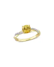 Rina Limor 14K 1.15 ct. tw. Diamond & Citrine Ring