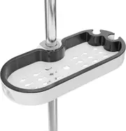 Chrome Finish Soap Dish For Shower, Hollow Out Design With Anti-Corrosion Abs Material And Modern Appearance For Bathroom (22Mm)