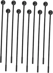 Alasum 10pcs Child-friendly Plastic Drum Hammer Mallets Long Handles for Percussion Instruments