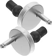 Gatuida 2pcs Stainless Steel Toilet Seat Hinge Bolts and Screws Replacement Kit Quick Release Top Fixing Mountings for Easy Installation and Maintenance Bathroom Accessories