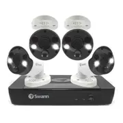 Swann 4k NVR 2TB HDD 8 Channel With 4 x 4K Thermal Sensing Spotlight IP Security Cameras