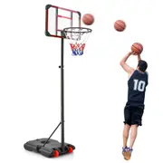 Costway 2.1m Basketball Hoop Stand System Adjustable Outdoor Basketball Ring w/Wheels & & Tripod Base