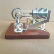 Vintage Hot Air Stirling Engine Music Box Model Antique Toys Model Collection
