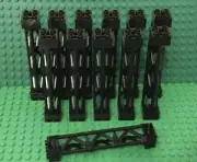 New 10 Black Support Girder Triangular 2x2x10 #58827 — Compatible With Lego