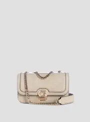 GUESS Women's Taupe Orlina Mini Crossbody Bag in Brown