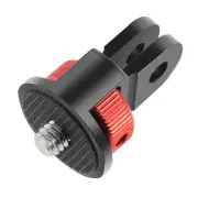 Aluminum Alloy 1/4" Screw Tripod Camera Adapte Holder For Gopro 10/9 Insta360