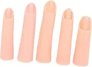 Healeved Practice Fingers for Nails Nail Art False Fingers Set Manicure Hand Tool
