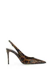 [Dolce & Gabbana] Dolce & Gabbana-Leather Sling Back-Donna 36