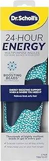 Dr. Scholl's 24-Hour Energy Multipurpose Insoles - Returns Energy with Every Step, Relieves Tired, Achy Feet with Memory Foam and Boosting Beads Technology, Flexible Arch Support, UK Shoe Size 7-13 (Small)