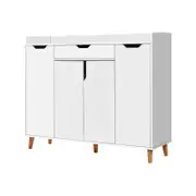 Shoe Storage Rack Cabinet 26 Pairs White