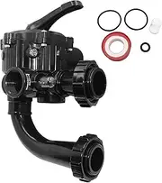 SP0710X62 Multiple port Valve Compatible with Hayward S210S, S244S, & S310S Series Sand Filters for 1-1/2-Inch Control Valve Assembly，Black