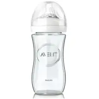 在飛比找Yahoo!奇摩拍賣優惠-Avent新安怡-親乳感玻璃防脹奶瓶240ml