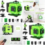 360° Rotate Laser Beam Self Leveling Point Cross Line Floor Wall Leveling Tool
