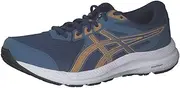 [ASICS] Gel Contend 8 Mens Running Shoes Road, Azure Amber, 10 US